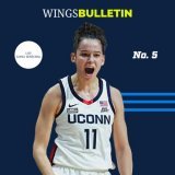 The @DallasWings select Lou Lopez S&eacute;n&eacute;chal with the No. 5 overall pick in the 2023 #WNBADraft.  Welcome to Dallas, @Loulpzs8!  #WNBATwitter