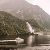 Last ones in Milford Sound. A magical place \ud83d\udcab...#pacificocean #pacific #southpacific #southpacificislands #southpacificocean #newzealand #newzealandvacations #newzealandlife #newzealandguide #newzealandguide #worldcruise2023 #worldcruise #