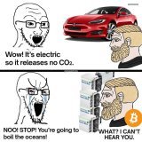 #Bitcoin mining rigs release no CO2
