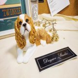 Excited to share the latest addition to my #etsy shop: Dog Sculpture,Pet Memorial Gifts, Personalized Pet,Animal Sculpture, Dog Figurines,plaster, Pet Custom,Animal Custom,American Cocker Spaniel  #valentinesday #white #entryway #artdeco #tableto