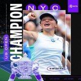POLAND'S FIRST #USOpen CHAMPION   World No.1 @iga_swiatek defeats Jabeur 6-2, 7-6(5) in New York to clinch her third career Grand Slam title!!