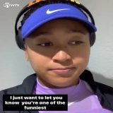 A message from @naomiosaka to @Daria_gav, who was forced to retire from their match through injury