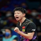 Ma Long  on fire to take down an aggressive Dang Qiu  to put Team China closer to the Swaythling Cup  at #ITTFWorlds2022   2-0    Next up: Battle of the new gen!  Wang Chuqin vs Kay Stumper     #Chengdu2022 LIVE now on our Youtube channel