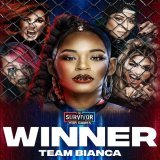 Team @BiancaBelairWWE wins inside #WarGames following a spectacular @BeckyLynchWWE leg drop off the top of the cage for the win!  #SurvivorSeries