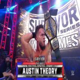 AUSTIN THEORY WINS!  #AndNew #USChampion @_Theory1!!!  #SurvivorSeries