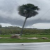 SOUTHWEST FLORIDA TORNADO  Hurricane Ian producing tornadoes in #SWFL this afternoon. This was shot along US 41 between Naples and Miami...  : @winknews viewer Roger Felipe