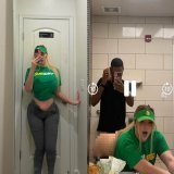 In the Subway bathroom is CRAZYY