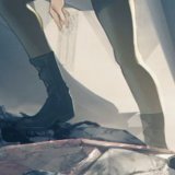 ミオリネ、ヒールじゃなくてブーツになってる。スレッタを守るためにガンダムを立ち上げた時から、きっと心の中ではもう走るための靴に履き替えていたんだろうな #水星の魔女