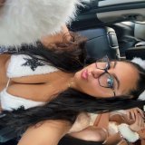 Photo by @xoconny_ on November 13, 2023. May be a selfie of one or more people, makeup and fur.