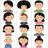 描写が上手になってきたのでこんなゲームを。  \u2460客役1人、美容師役2-3人に分かれる \u2461客役は裏返しにしたカードから一枚取り、髪型を説明 \u2462美容師役の人はそれをもとに髪型を描く \u2463客役は美容師役の描いた絵を見て理想と近いのを描けた「カリスマ美容師」が誰か決める