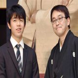 皆さん おやすみなさい(:3[____] 画像は 今とは立場逆で!? 藤井聡太五段と羽生善治竜王です
