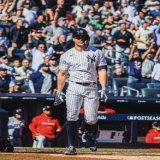 All-time postseason SLG leaders  (min. 70 PA)  1: .756 &mdash; Troy Glaus 2: .744 &mdash; Babe Ruth 3: .739 &mdash; Giancarlo Stanton
