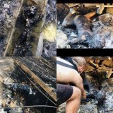 Civilians burned alive by a rocket from Russia who were in Kremenchug 06/27/2022 #russiaisaterrorisstate #Кременчуг #Kremenchuk