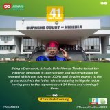 The Obasanjo that ignorant OBI&rsquo;dients worship today was confronted by @officialAbat . He stood against his regressive policies, winning the case in which LCDA&rsquo;s were created and power devolved to the grassroots. Asiwaju is the father of r