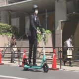 【速報】電動キック 7月1日から免許不要に　時速6キロ以下で「歩道」走行可能　スマホ使用は違反 | FNNプライムオンライン   やめろやめろやめろー！ やめてくれーっ！ 歩道でこれに轢かれる未来しか見えません。