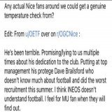 A Nice fan on Sir Jim Ratcliffe. Basically he is saying SJR is a British Glazer