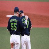 どんなピンチも一緒に最後まで戦う #swallows #マクガフ #村上宗隆 #日本シリーズ2022第5戦