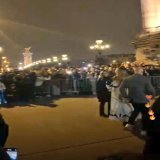 french armys showing their support to yoongi!! waiting for him on a VERY cold and windy night!!   #SUGAxValentino #SUGAxValentinoCouture  #SUGAValentinoDiVas