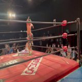 北村選手顔面ウォッシュ。 2回やってくれてありがとう。 がんばれ！アツい男！北村彰基！ 6月の大田区大会では丸藤選手とのシングル！  #これで決まりだ #ハイティーンブギ #大谷晋二郎 #北村彰基  #pwzero1 #noah_ghc &ndash; at DIAMOND HALL