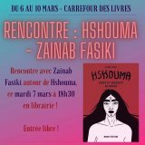 RDV mardi 7 mars 18h30 &agrave; @librairiecarrefourdeslivres !@massot_editions @hshouma