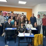 Thank you @amideast.morocco for having me to teach American students studying in Morocco about history of Moroccan political comics and how to draw it !