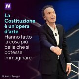 BENIGNI afferma che la costituzione &egrave; antifascista, OK ora sarebbe interessante sapere perch&egrave; durante al pandemia l'avete violata persino nel Sacro Santo del diritto al lavoro, QUINDI STATE AMMETTENDO che siete dei fascisti? che avete l