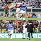 На ЧМ по футболу во время матча Португалия &mdash; Уругвай на поле выбежал мужчина с ЛГБТ-флагом. На его футболке спереди было написано Save Ukraine, сзади &mdash; Respect For Iranian Woman.  &laquo;Ой-ой-ой, мы не видим, мы не смотрим&raquo;, &mdash