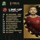 #CAFCL   CAF Champions League Final first Leg Lineups  @AlAhlyEnglish   vs  @WACofficiel   Cairo International Stadium   Kick-Off 20h00  #TotalEnergiesCAFCL #CAFCLFinal