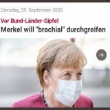 Angela #Merkel, die Frau, die die schlimmsten Menschenrechtsverletzungen in der Geschichte der Bundesrepublik Deutschland zu verantworten hat, die Frau, die gegen das EIGENE Volk "BRACHIAL" durchgreifen wollte erh&auml;lt das #Grosskreuz? Als Belohnu