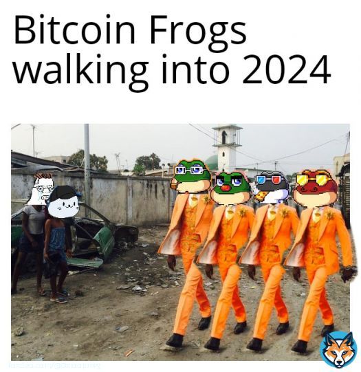 Remember my fellow amphibians  There is only 10,000 @BitcoinFrogs  We are just getting started. Ribbit.  #Bitcoin #Ordinals
