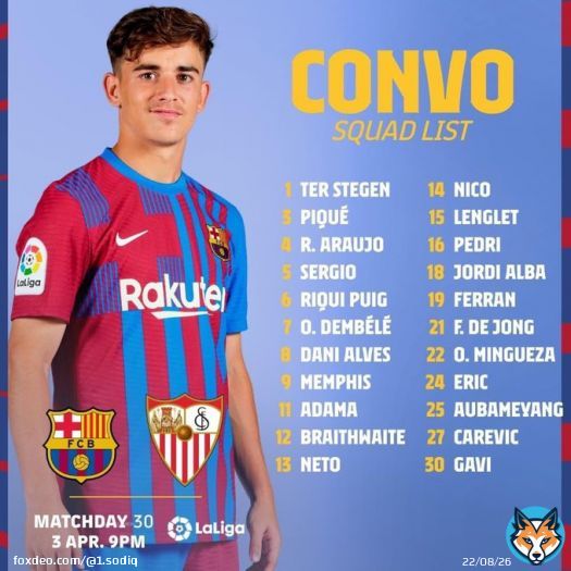 Solid half from both teams. Sevilla obviously defending well, but also stretching Barca and finding space on both flanks.  Still it&rsquo;s Barca with the best chances, in large part down to Dembele and the movement of Frenkie de Jong.  #FCBSEV