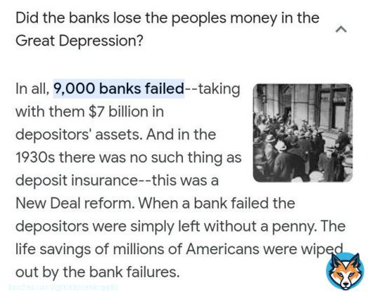 1) You must see that #cryptocurrency like #Bitcoin & #Ethereum are great places to store your $ while profiting greatly over the next 5 years or longer.  Keep money in banks and take the chance of losing every penny again. The #FDIC only backs $250k of funds!