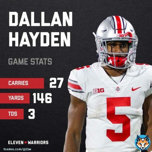 Ohio State vs. Maryland in 2022 will forever be known as The Dallan Hayden Game.