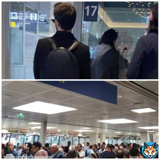 This photo was taken at Orly airport. From Istanbul, only 2 flights fly there without a transfer. Both are economy class. Do Hakan and Hande fly economy? Seriously?  #HanKer  #HandeEr&ccedil;el