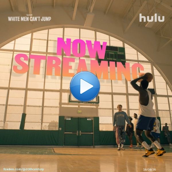 #WhiteMenCantJump, starring Sinqua Walls and Jack Harlow, is now streaming on @Hulu.