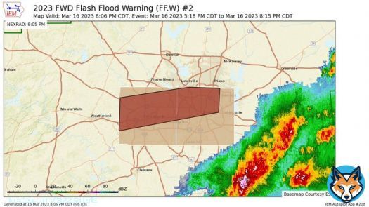 FWD expires Flash Flood Warning for Dallas, Tarrant [TX]