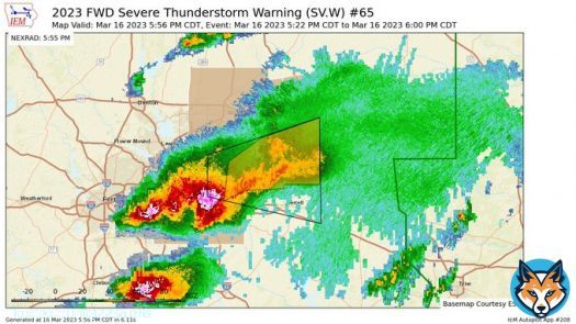 FWD expires Severe Thunderstorm Warning for Collin, Dallas, Hunt, Rockwall [TX]