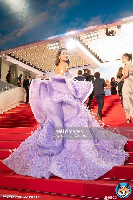 - @eyehinakhan you painted the entire social media with ''  | #HinaKhan &bull; #Cannes2020 |