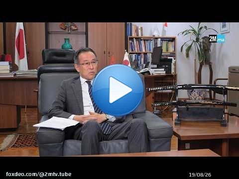Interview exclusive de l'Ambassadeur du Japon au Maroc pour 2M.ma