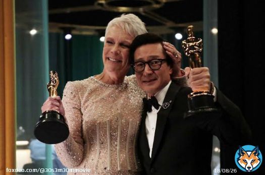 キー・ホイ・クァンとジェイミー・リー・カーティスが連続で受賞したことによりエブエブが会場をロックしてしまった感ありましたね&hellip;。歓声の量が段違い。 #Oscars&nbsp;&nbsp;&nbsp;&nbsp;&nbsp; #アカデミー賞