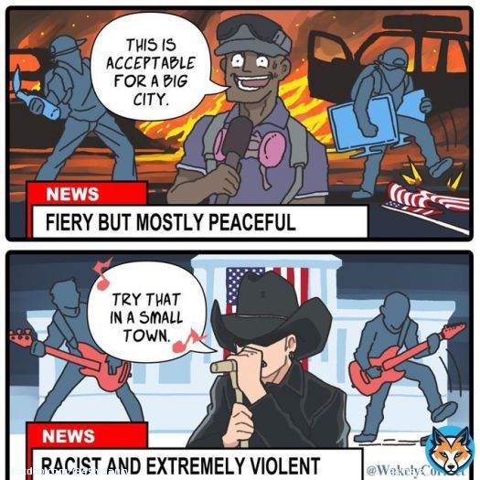 I&rsquo;m not fan of country, but  @Jason_Aldean song strikes all the right chords and ᴏꜰꜰᴇɴᴅꜱ ᴀʟʟ ᴛʜᴇ ʀɪɢʜᴛ ᴘᴇᴏᴘʟᴇ.  I mean who approves of violence and looting? Why get defensive when someone won&rsquo;t tolerate it?  And let&rsquo;s not pretend there&rsquo;s no gun violence in rap