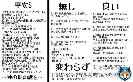 明日中京にて開催 平安ステークス #予言の調教  肝となるのはテーオーケインズの海外明け59キロ ただこのレース結構トップハンデが勝ってるし馬券内きてるのは有名な話だよね 大勝負を考えるならオークスの方が良さそう  賽銭代わりにRTとイイネしてくれると高山嬉しいな