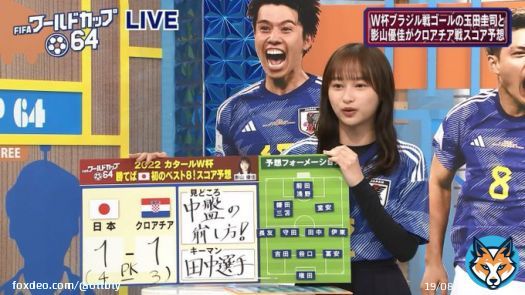 サッカーガチ勢アイドル影山優佳の日本対クロアチア戦の予想