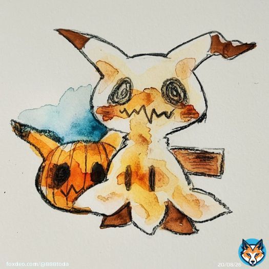 ミミッキュがこちらを見ている #Pokemon  #ポケモンイラスト
