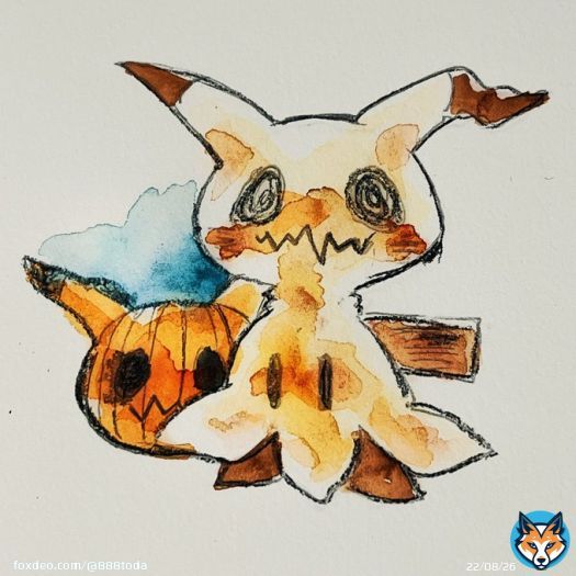 ミミッキュがこちらを見ている #Pokemon  #ポケモンイラスト