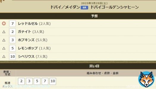#ドバイゴールデンシャヒーン \u25ceレッドルゼル 3度目正直なるか！？