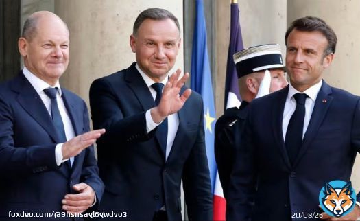 Франция, Германия и Польша обещают долгосрочную поддержку Украины, &ndash; FT.  Значит точно решили до последнего хохла.  А Шольц как-то вяло зигует, не находите?