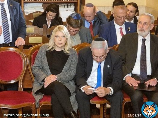 نتنياهو يتلقى خبر العملية في تل أبيب من إيطاليا الآن ووجه زوجته سارة تحول بدقائق #فلسطين