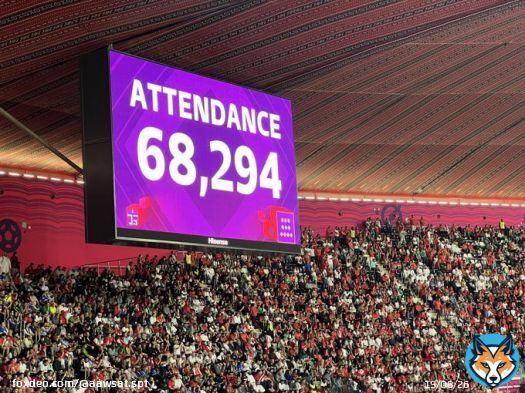 بلغ عدد الحضور الجماهيري لمباراة #المغرب_فرنسا في استاد البيت (68.294 ألف متفرج)   #FIFAWorldCup&nbsp; | #كأس_العالم_قطر2022 #fra&nbsp; #Morocco