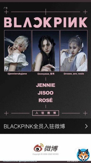 Still remember how YG PAID for a WEIBO ad promoting only 3 members and calling it BP: Ot3 LISA LEAVE YG #GetThatMoneyLISA #FreeYourselfLISA